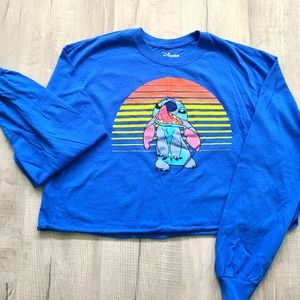Disney Lilo and Stitch long sleeve crop top.